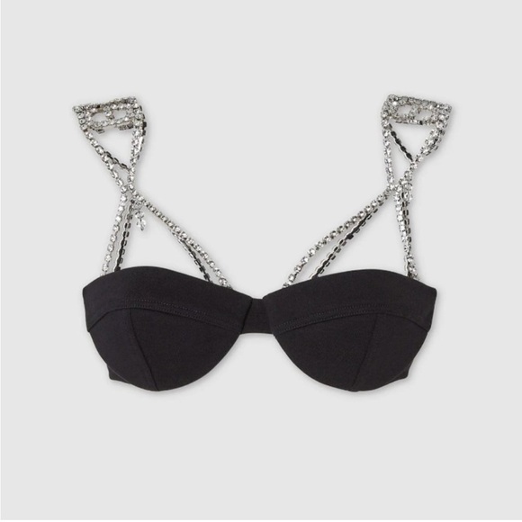 GCDS-BLING JERSEY BRA NWT - Picture 1 of 12